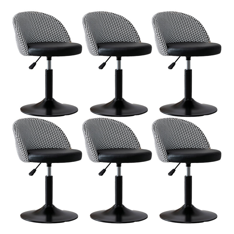 Modern Home Adjustable Height Stool Matte Finish Upholstered Bar Stools