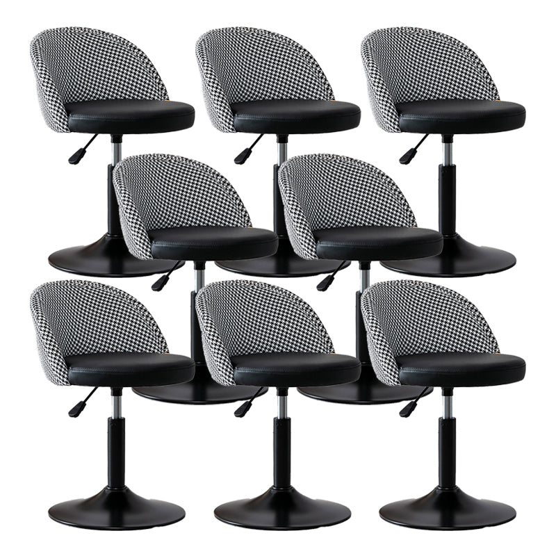 Modern Home Adjustable Height Stool Matte Finish Upholstered Bar Stools