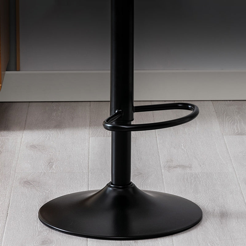 Modern Home Adjustable Height Stool Matte Finish Upholstered Bar Stools