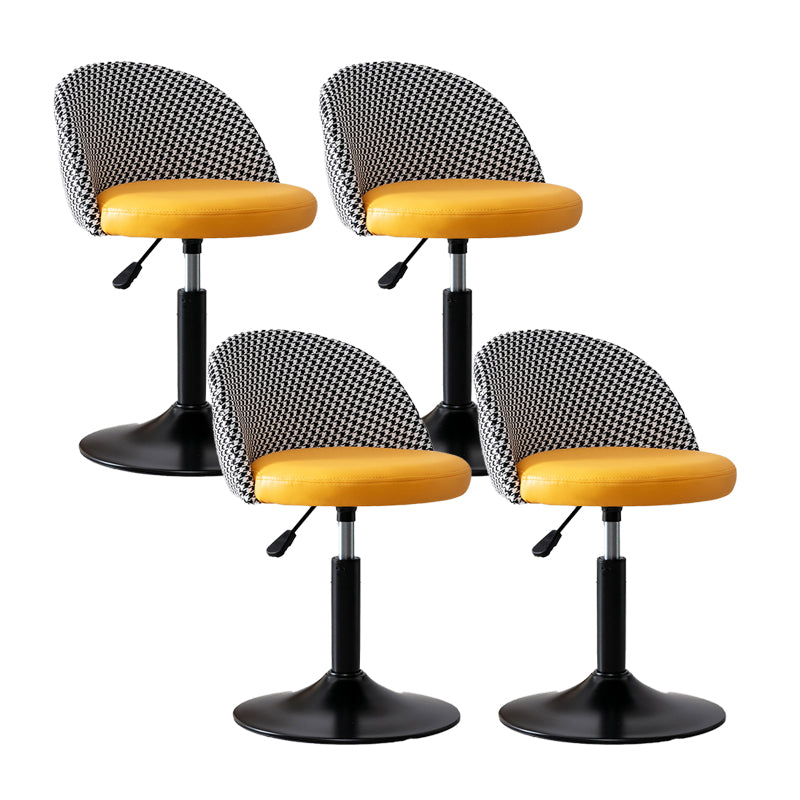 Modern Home Adjustable Height Stool Matte Finish Upholstered Bar Stools