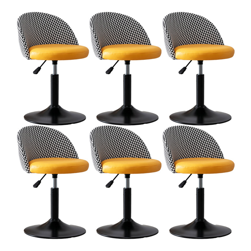 Modern Home Adjustable Height Stool Matte Finish Upholstered Bar Stools