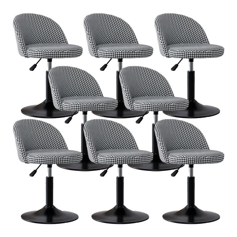 Modern Home Adjustable Height Stool Matte Finish Upholstered Bar Stools
