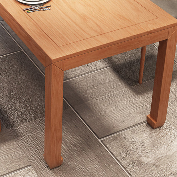 Modern Solid Wood Dining Table Set 1/2/5 Pieces Dining Set for Home Use