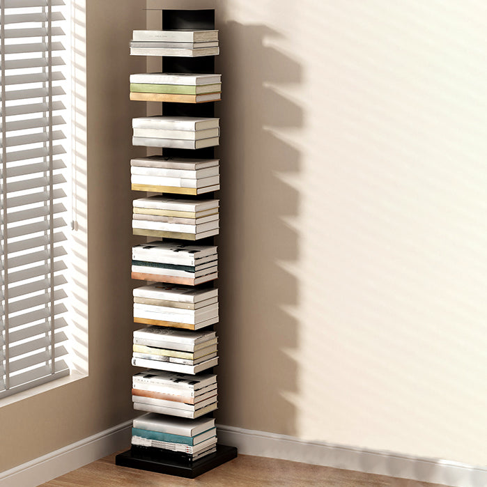 13.19"W Bookshelf Contemporary Style Invisible Bookcase for Home Office