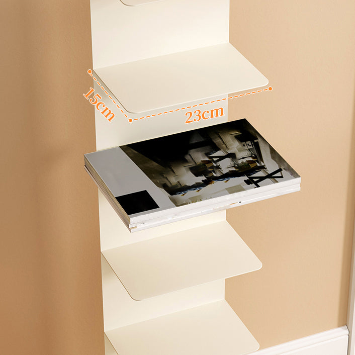 13.19"W Bookshelf Contemporary Style Invisible Bookcase for Home Office