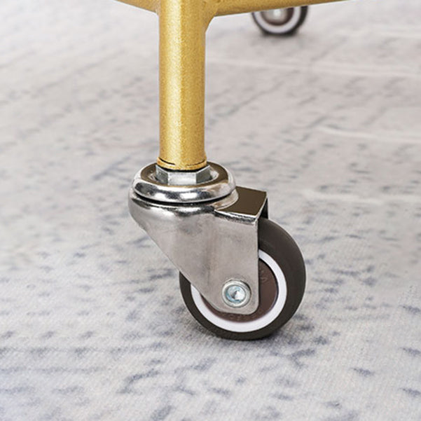 3-Shelf Metal Geometric Bookshelf Contemporary Closed Back Book Shelf,39" H x 11" W