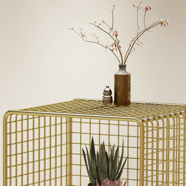 Modern Style Standard Bookcase Metal Closed Back Bookshelf for Home