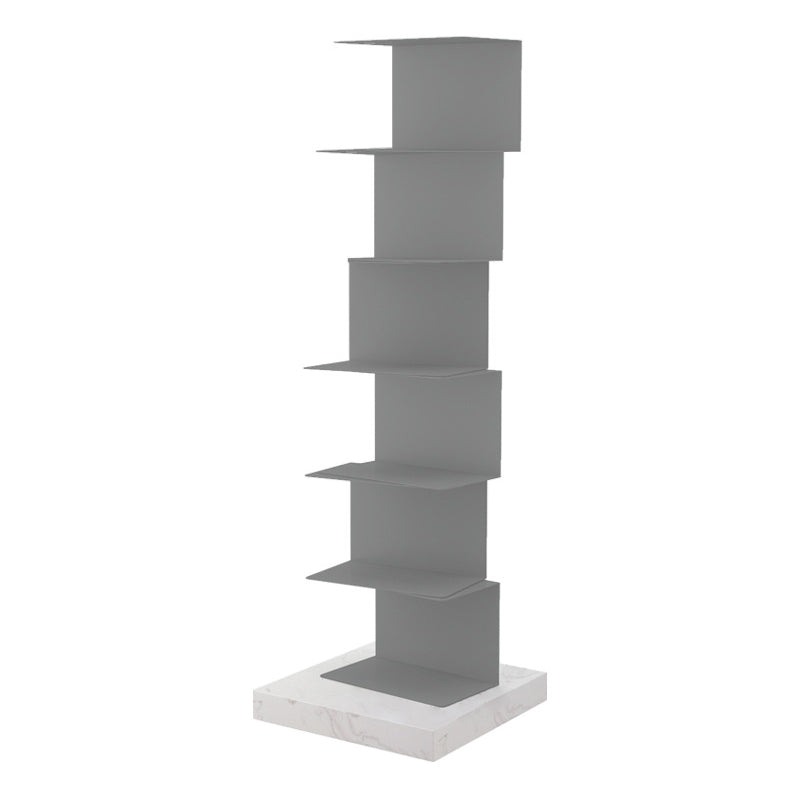 Closed Back Bookcase Contemporary Style Invisible Bookshelf for Study Room and Office