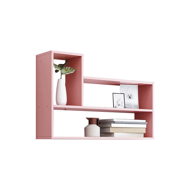 Wall Mounted Bookshelf Contemporary Style Bookcase for Study Room and Office