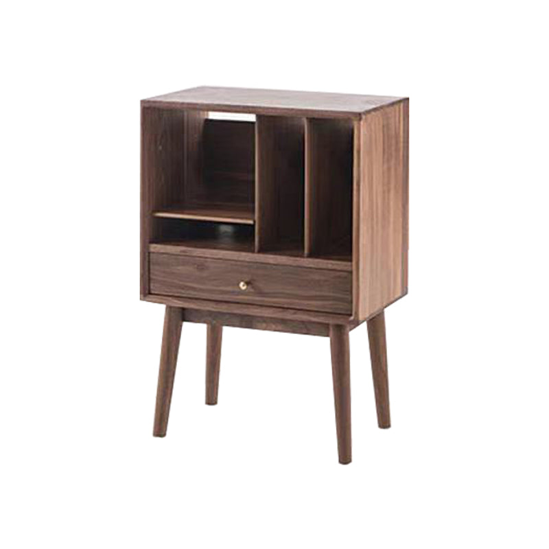 Contemporary Style Bookshelf Closed Back Bookcase for Office and Study Room