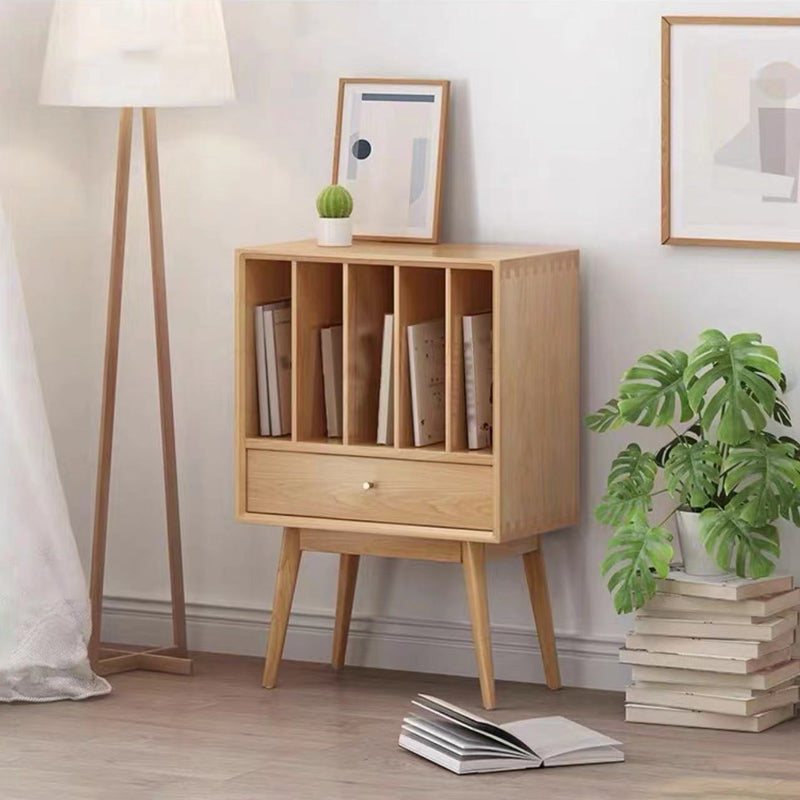 Contemporary Style Bookshelf Closed Back Bookcase for Office and Study Room