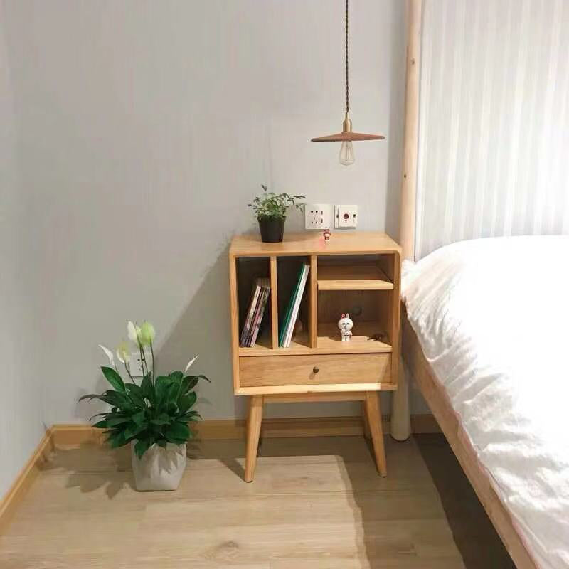 Contemporary Style Bookshelf Closed Back Bookcase for Office and Study Room