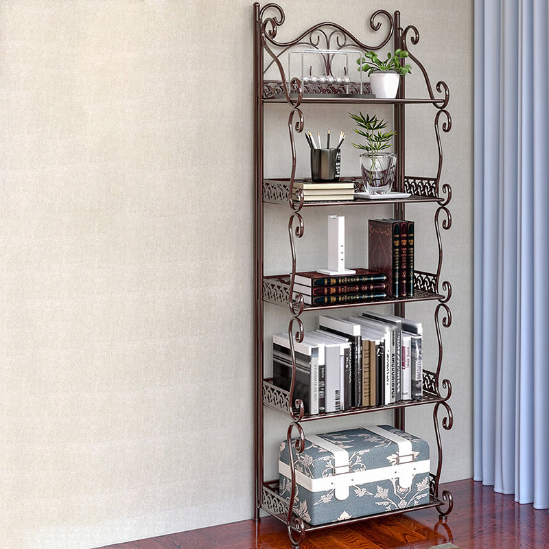 Glam Style Bookcase Shelf Open Back Bookcase for Study Room and Office