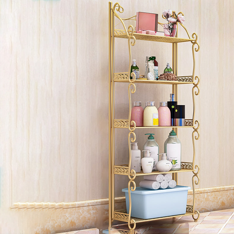 Glam Style Bookcase Shelf Open Back Bookcase for Study Room and Office