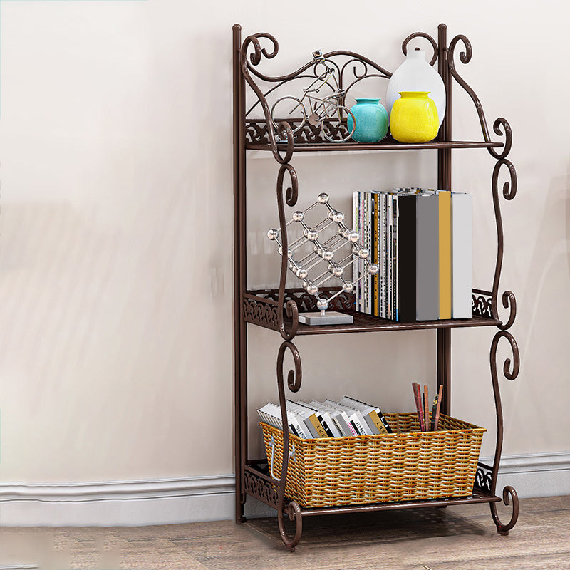 Glam Style Bookcase Shelf Open Back Bookcase for Study Room and Office