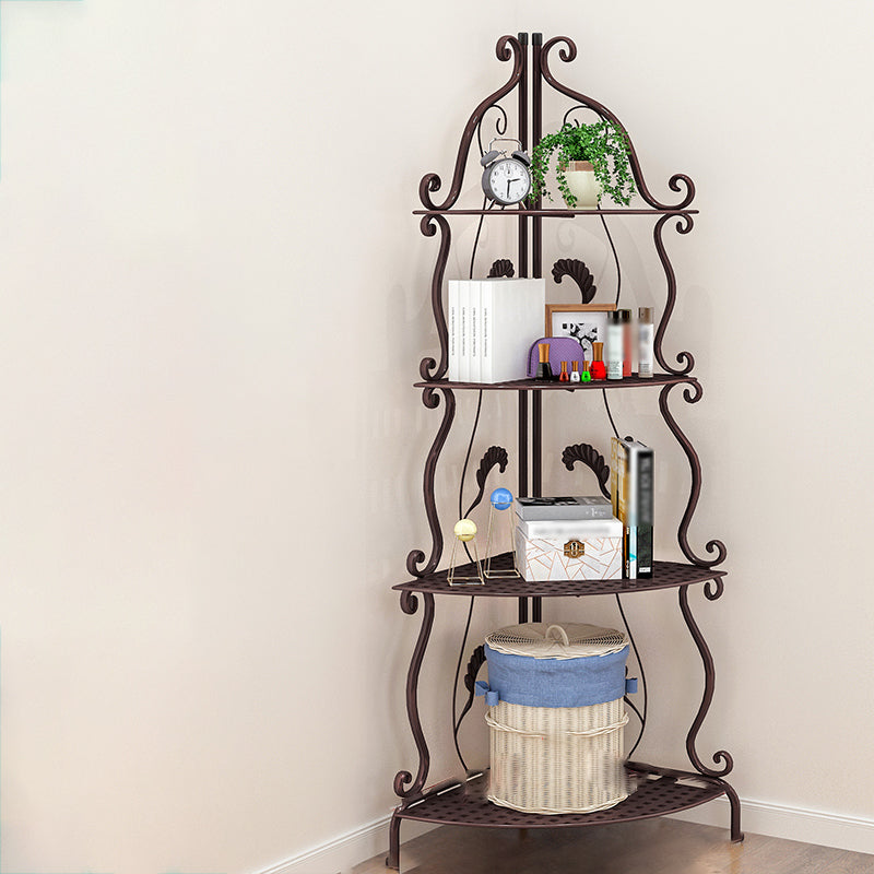 Glam Style Bookcase Shelf Open Back Bookcase for Study Room and Office