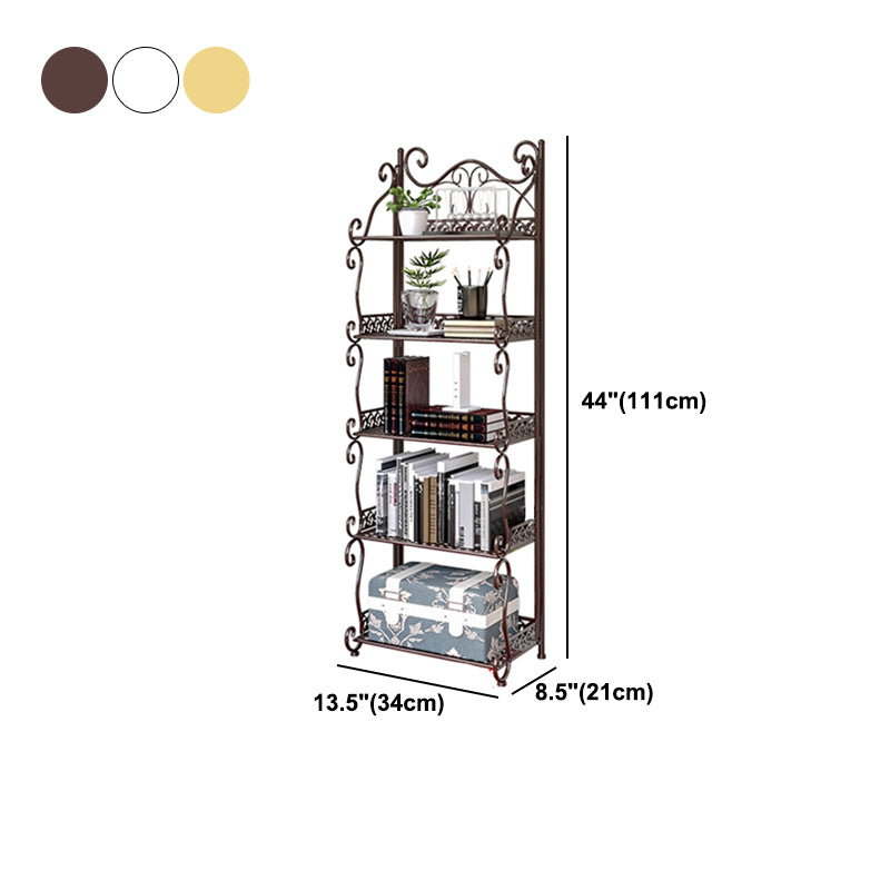 Glam Style Bookcase Shelf Open Back Bookcase for Study Room and Office