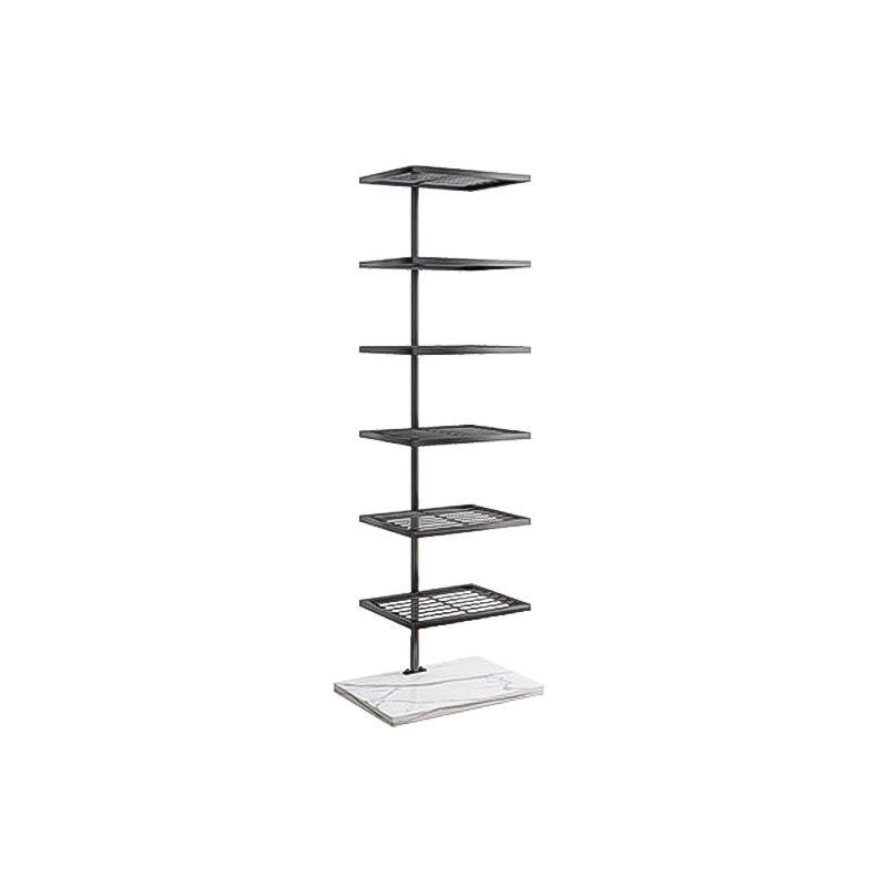 Contemporary Style Bookshelf Invisible Open Back Bookcase for Home and Office