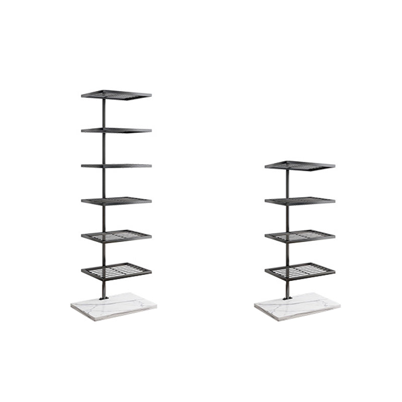 Contemporary Style Bookshelf Invisible Open Back Bookcase for Home and Office