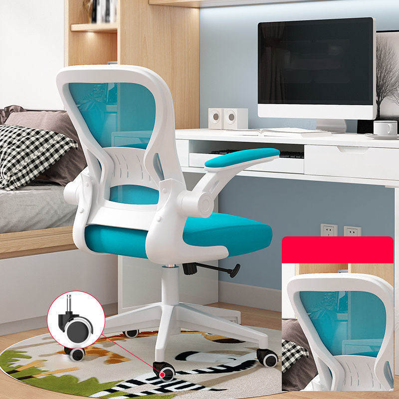 Middle/High Back Office Chair Upholstered Adjustable Arm Office Chair