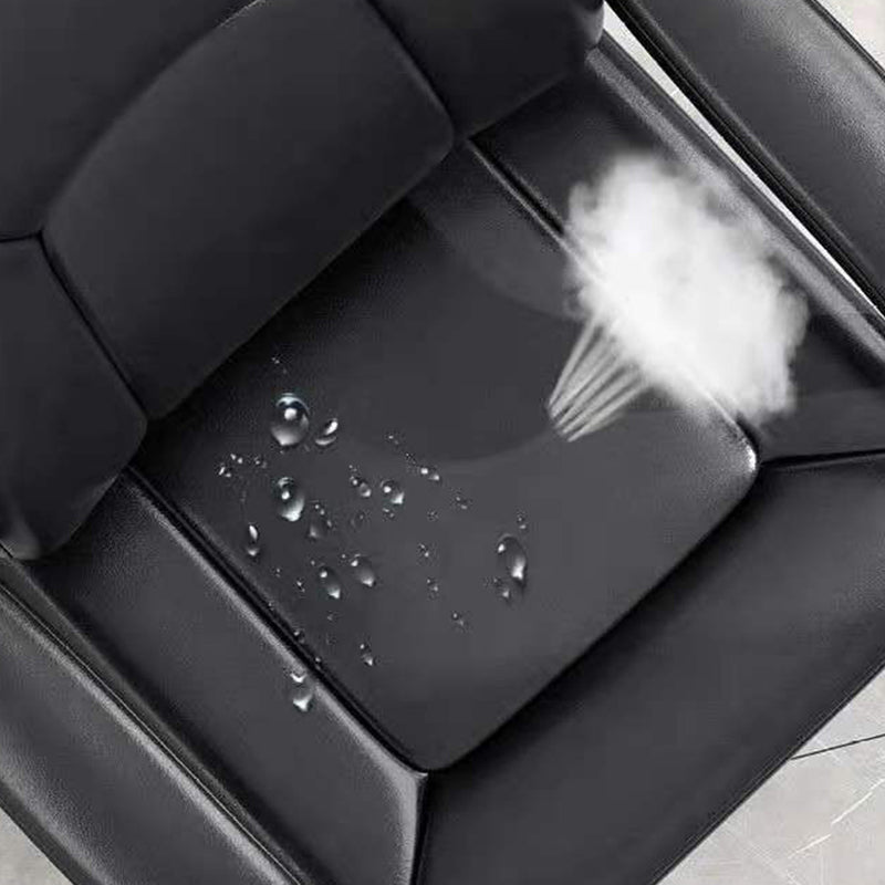 High Back Office Chair Fixed Armchair with Sponge/Latex Seat