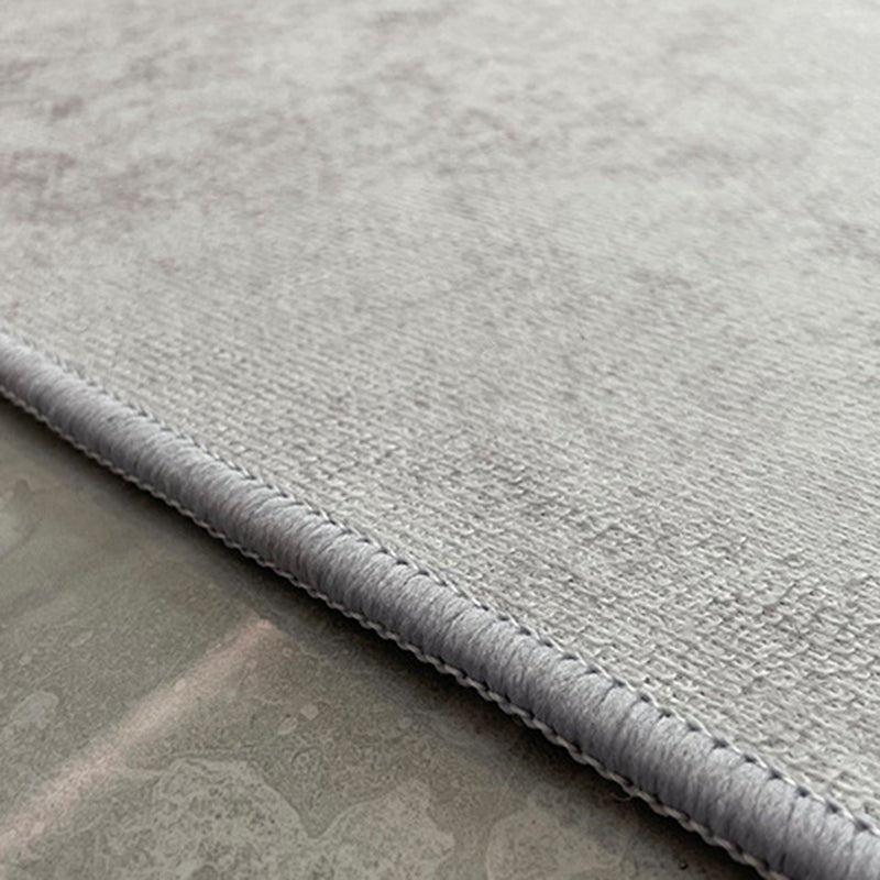 Light Grey Modern Carpet Polyester Striola Carpet Stain Resistant Carpet for Home Decor