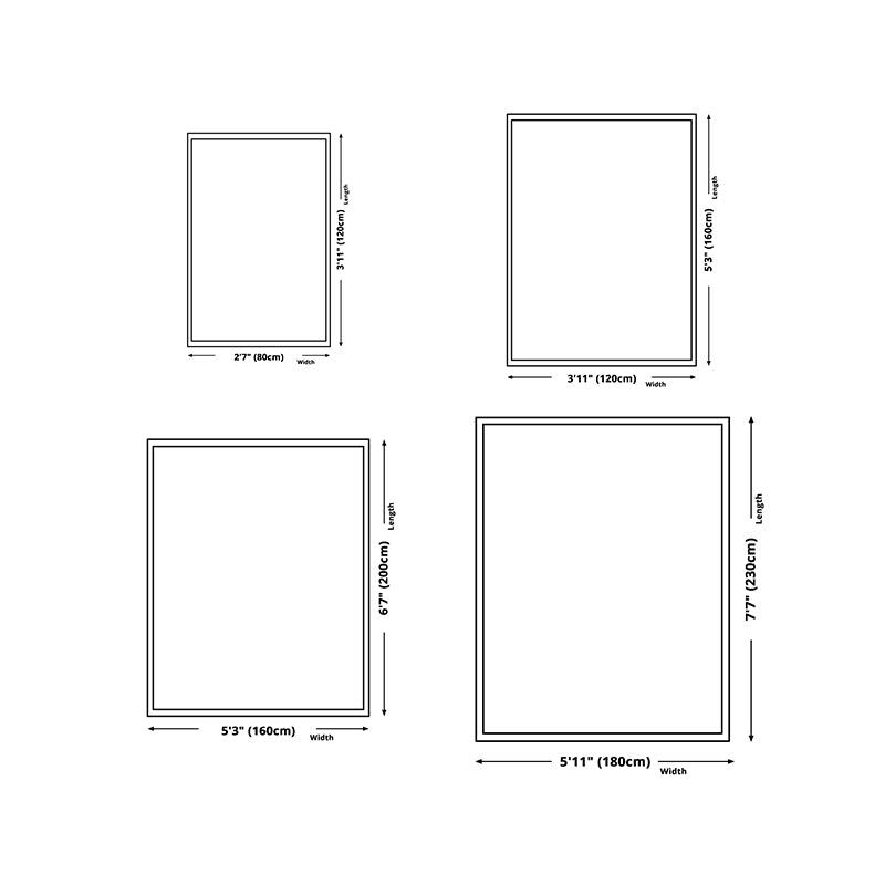 Apricot Color Lump Rug Polyester Simple Rug Stain Resistant Rug for Living Room