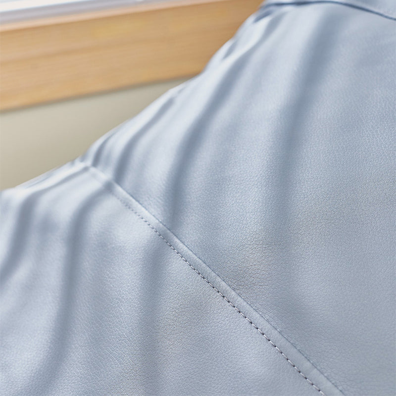 PU Leather Armless Chair 26.37" L x 39.37" W x 28.34" H Accent Chair for Living Room