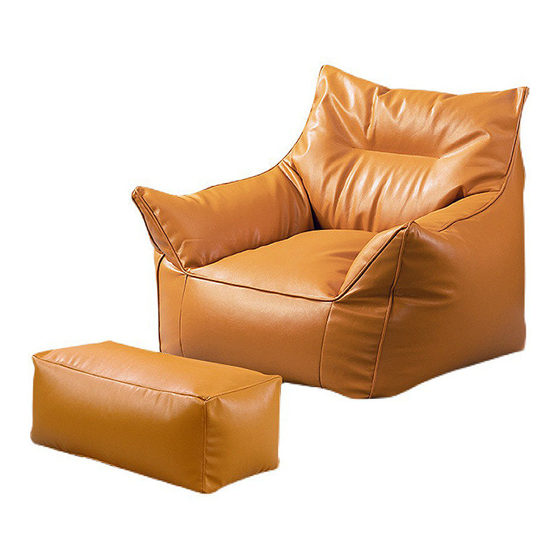 Faux Leather Chair 31.4" L x 31.4" W x 31.4" H Arms Included Chair