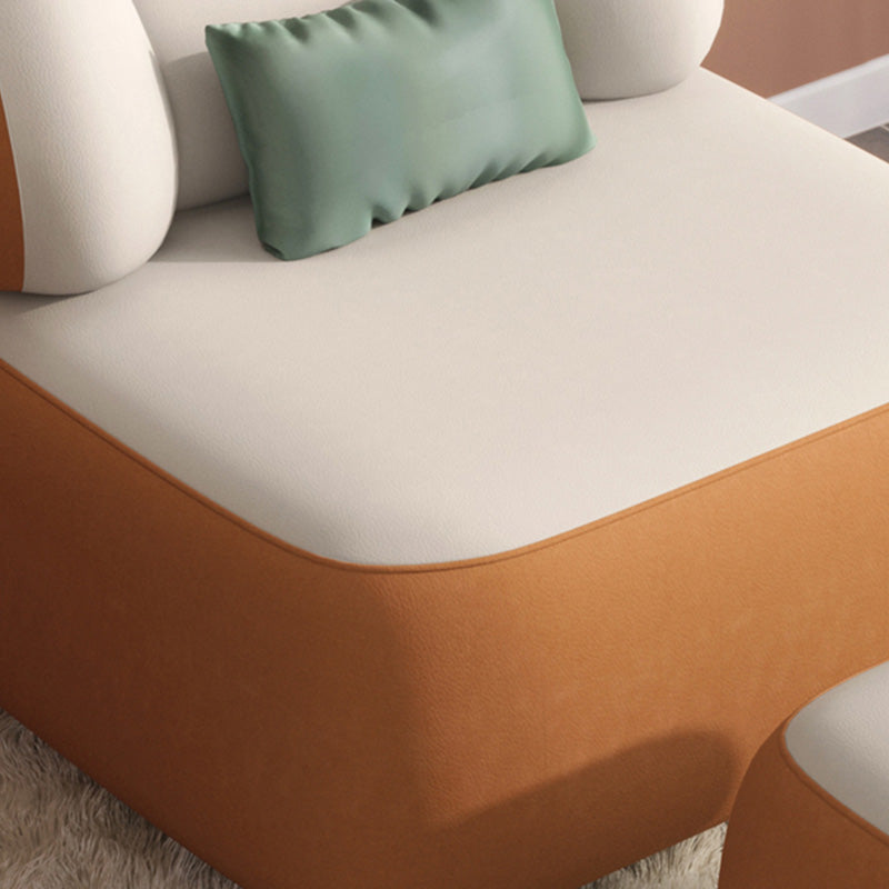 Fixed Back Armless with Fabric Seat Fabric Bedroom Patchwork Accent Chair