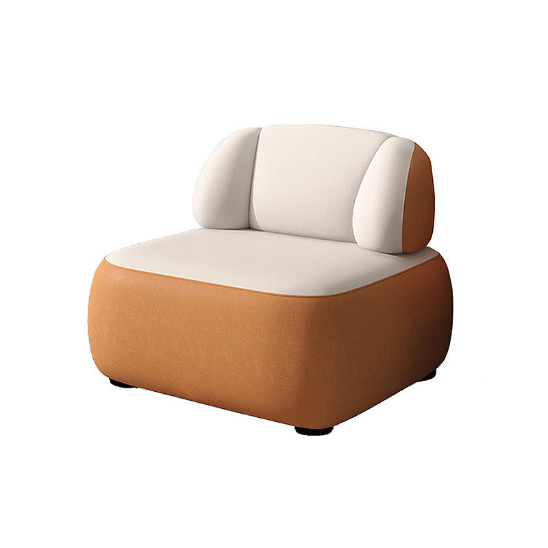 Fixed Back Armless with Fabric Seat Fabric Bedroom Patchwork Accent Chair