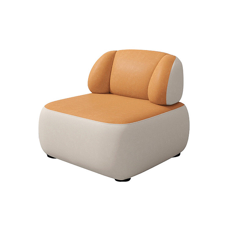 Fixed Back Armless with Fabric Seat Fabric Bedroom Patchwork Accent Chair