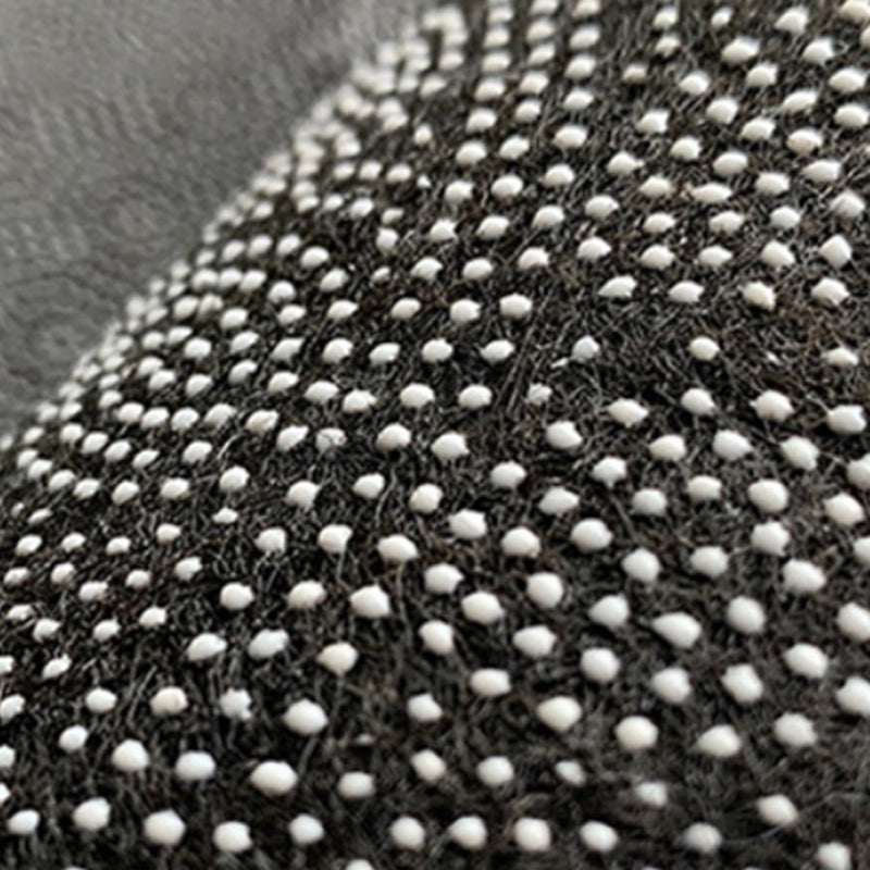 Beige Casual Rug Polyester Color Block Rug Stain Resistant Rug for Living Room