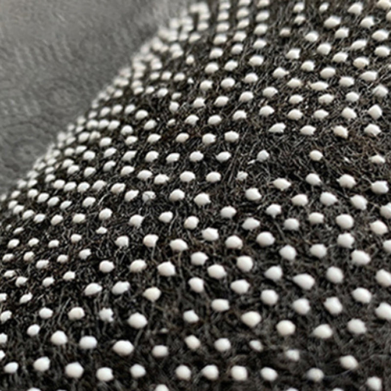 Light Pink Abstract Print Rug Polyester Modern Rug Washable Rug for Drawing Room