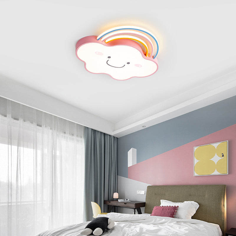 Unique Shape Ceiling Fixtures Kids Style Metal Ceiling Mounted Lights