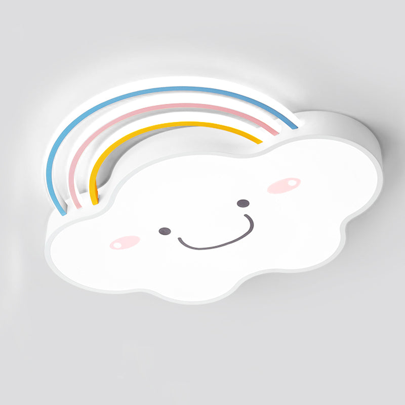 Unique Shape Ceiling Fixtures Kids Style Metal Ceiling Mounted Lights