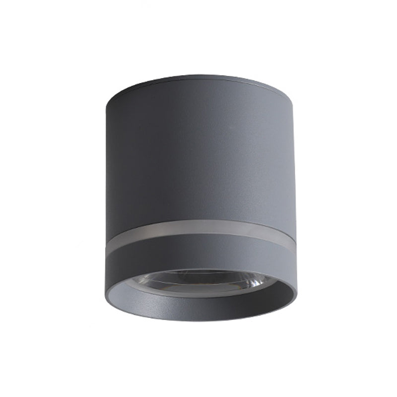 1 Light Cylindrical Ceiling Lamp Modern Style Metal Ceiling Lighting for Living Room