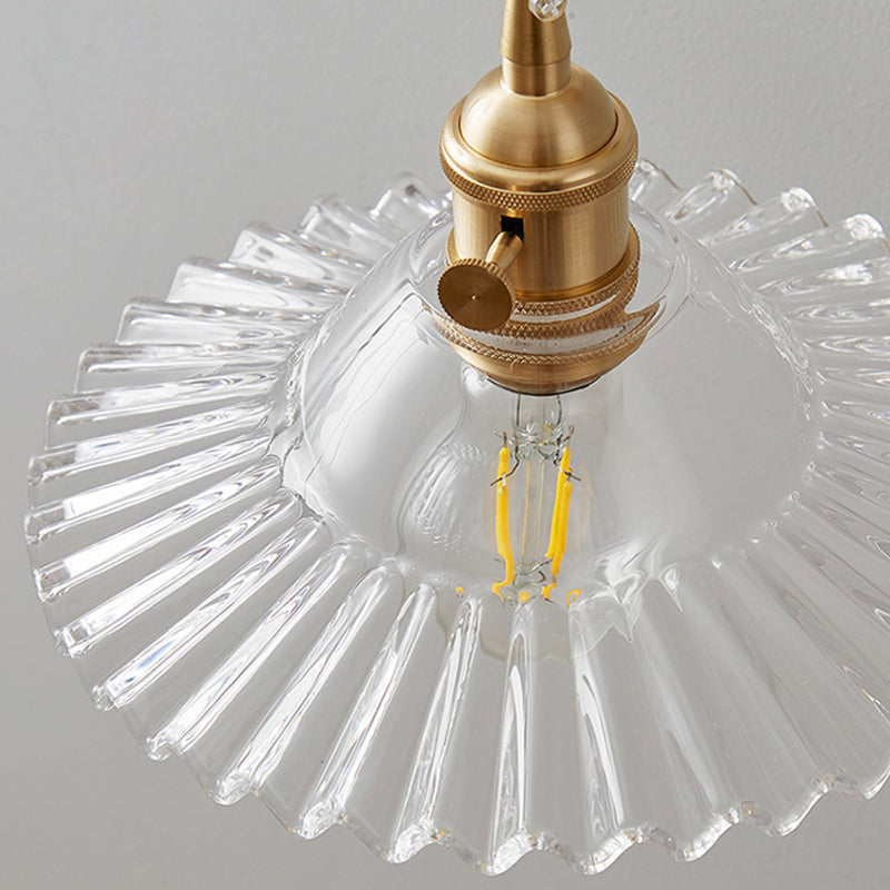 Modern Style Glass Shade Wall Light Sconce Creative Wall Light Fixture for Bedroom