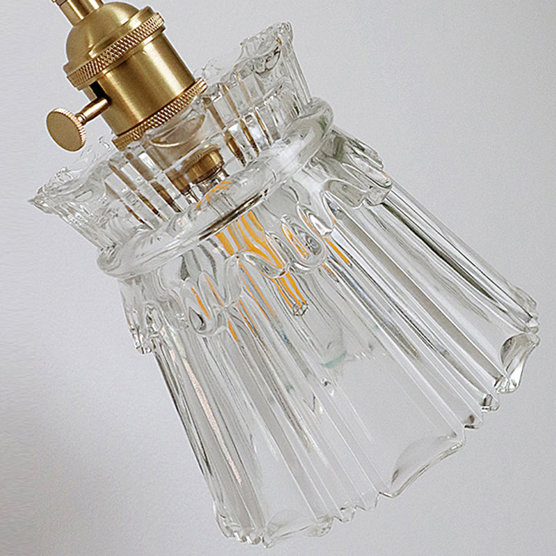 Modern Style Glass Shade Wall Light Sconce Creative Wall Light Fixture for Bedroom