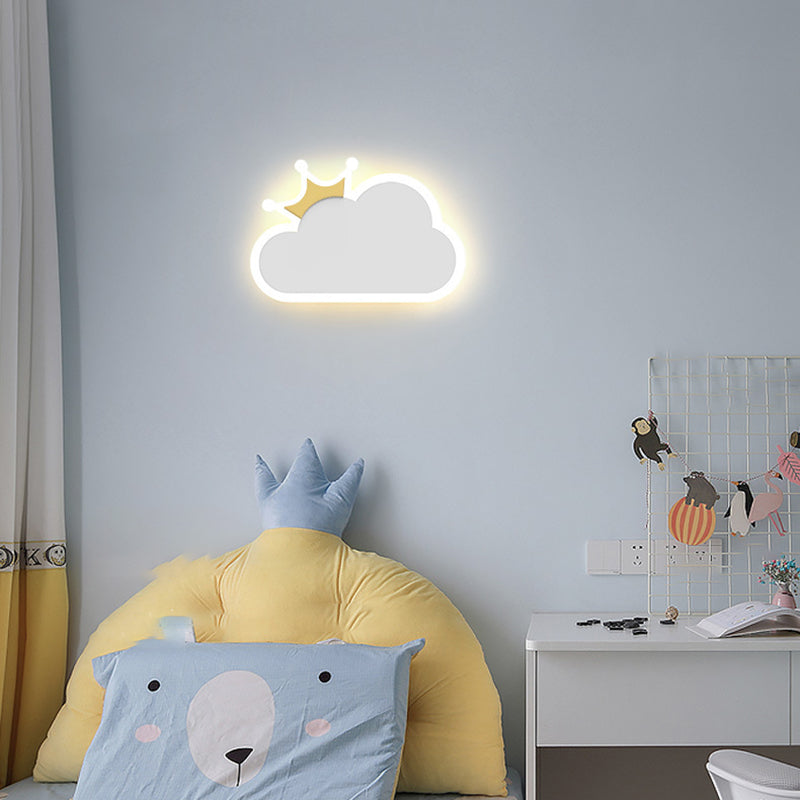 Wall Mount Light Fixture Nordic-Style Metal Kids Bedroom Wall Mount Light