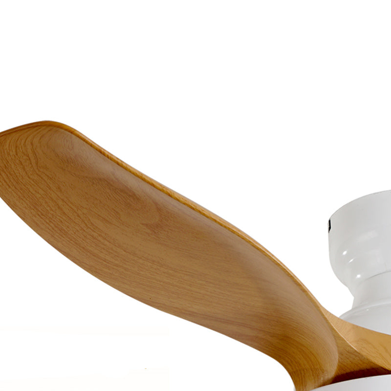 Kids Style Round Shape Ceiling Fan Light Metal Single Light LED Flush Light for Bedroom