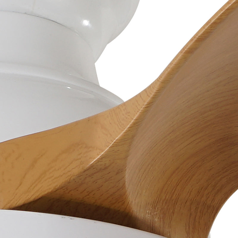 Kids Style Round Shape Ceiling Fan Light Metal Single Light LED Flush Light for Bedroom