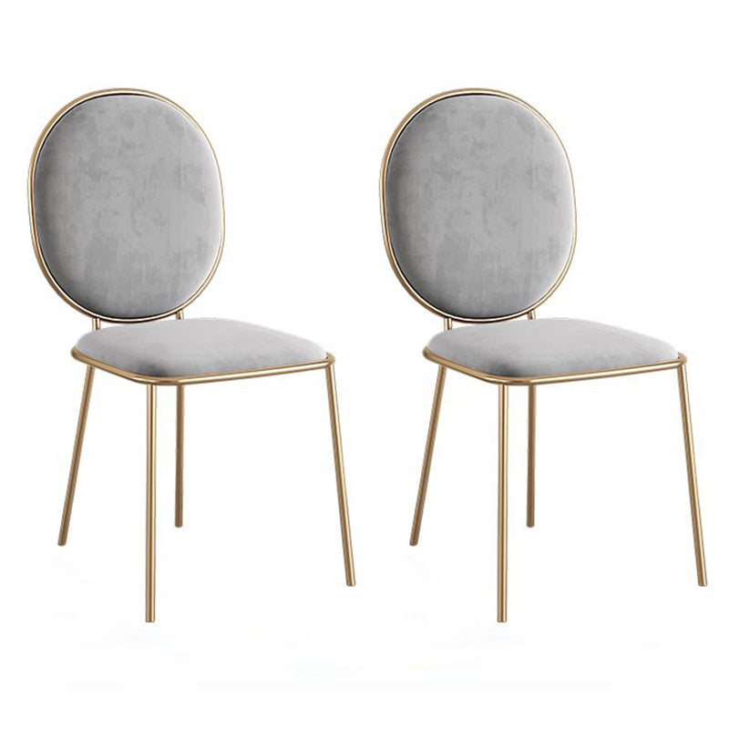 Glam Rectangle Dining Table Set 1/2/5 Pieces Dinette Set with White Sintered Stone Top
