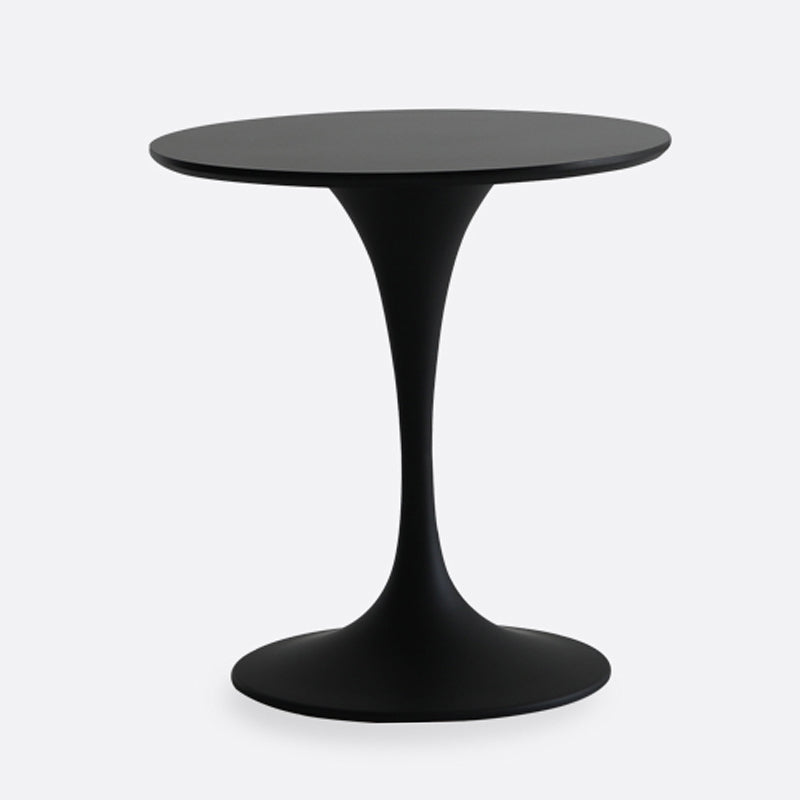 Living Room Round Top Dining Table Contemporary Dining Table with Metal Base