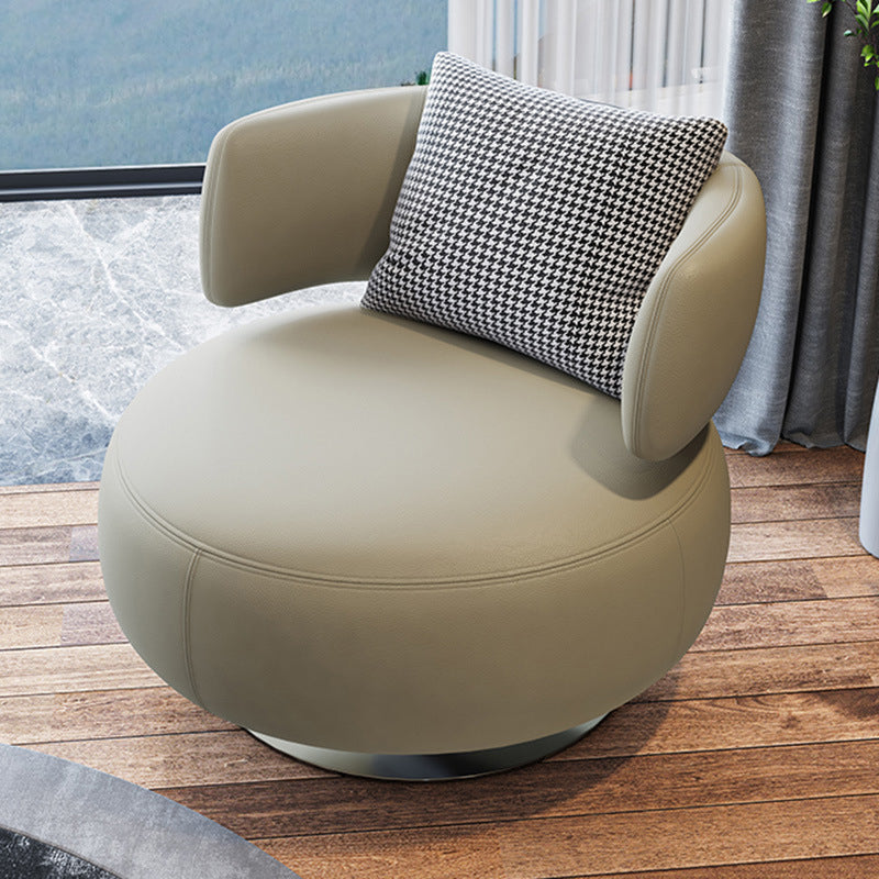 Contemporary Swivel Accent Chair Armless Lounge Chair with Cushion 33"L x 26"W x 28.5"H