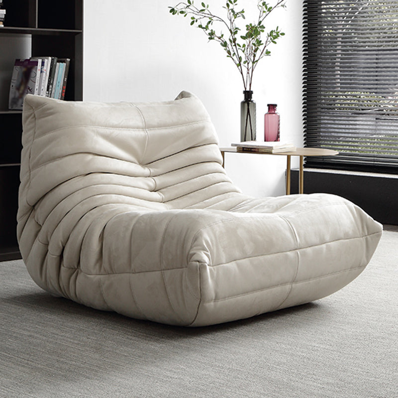 Tight Back Armless Chair Microfiber/ Suede Wear-Resistant Accent Chair