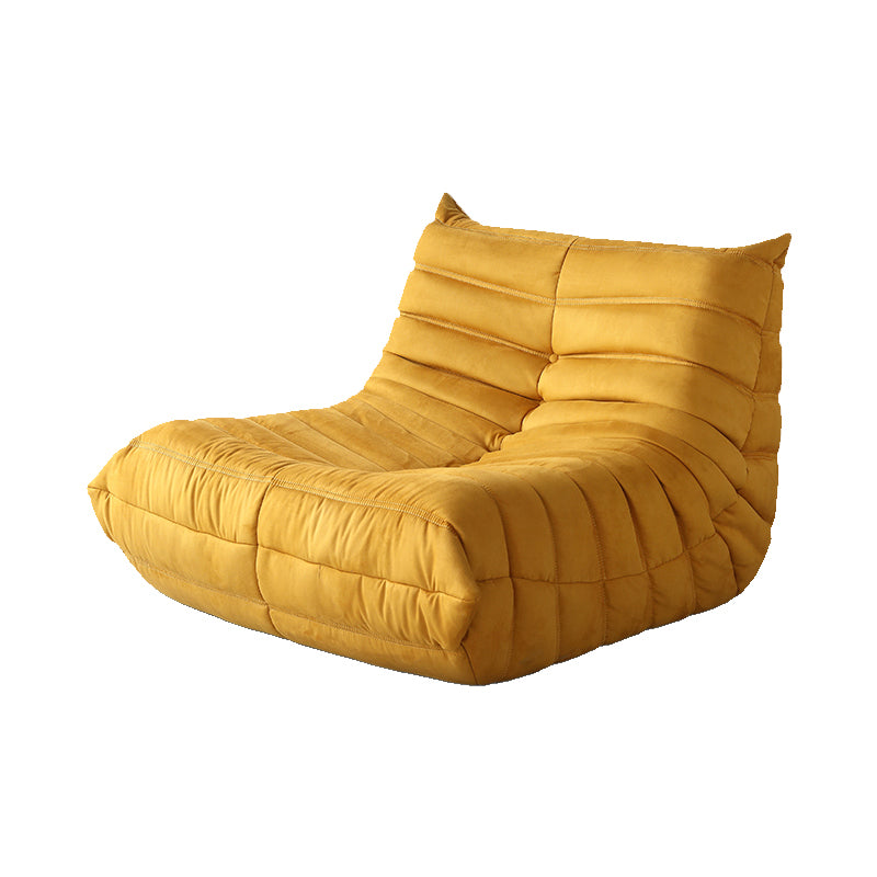 Tight Back Armless Chair Microfiber/ Suede Wear-Resistant Accent Chair