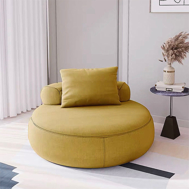 Faux Leather Parsons Chair Armless Accent Chair with Solid Wood Frame