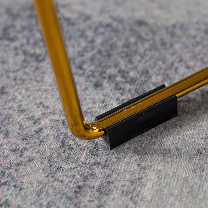 Cross Leg Base Design White/grey Faux Wood Top Metal Iron Round Coffee Table