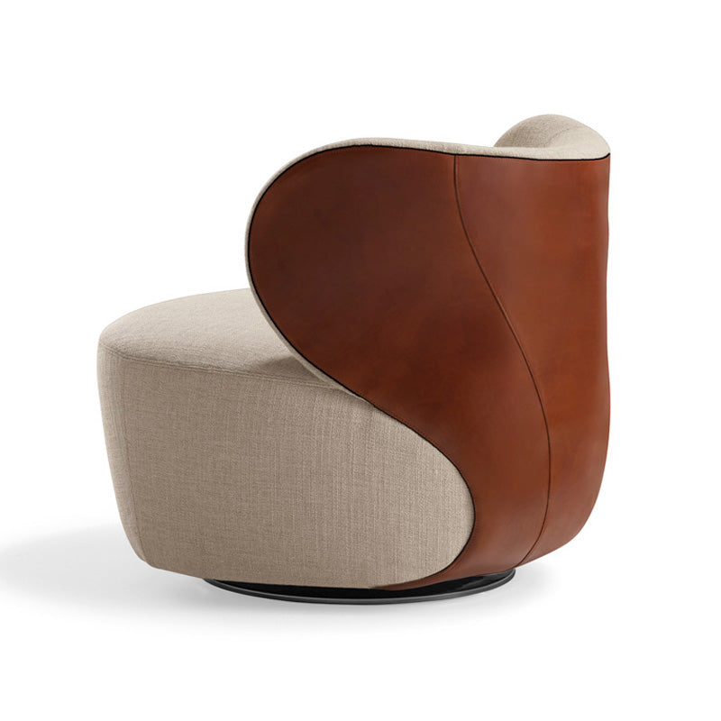 Bedroom Cotton Armless with Fabric Seat Fixed Back Accent Room Chair